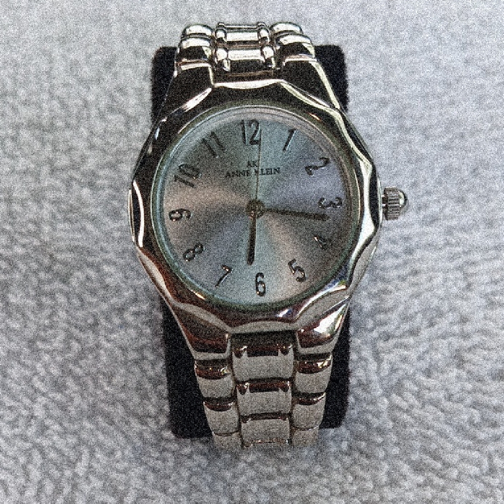Anne Klein Silver Watch with Metallic Dial